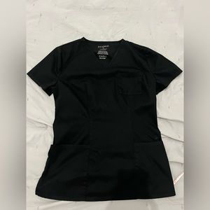 Jaanu black scrub top basic